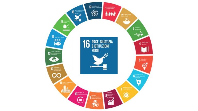 Agenda 2030 Obiettivo 16: Pace giustizia e istituzioni forti