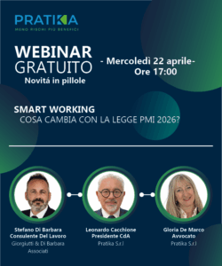SMART WORKING: COSA CAMBIA CON LA LEGGE PMI 2026?