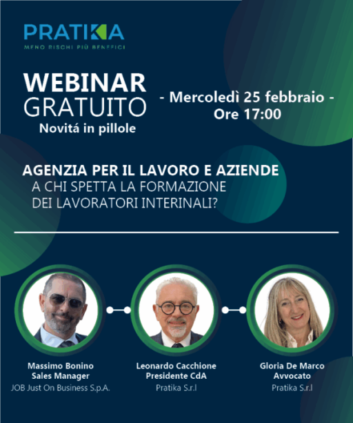 Webinar: Agenzie per il lavoro e aziende: a chi spetta la formazione dei lavoratori interinali
